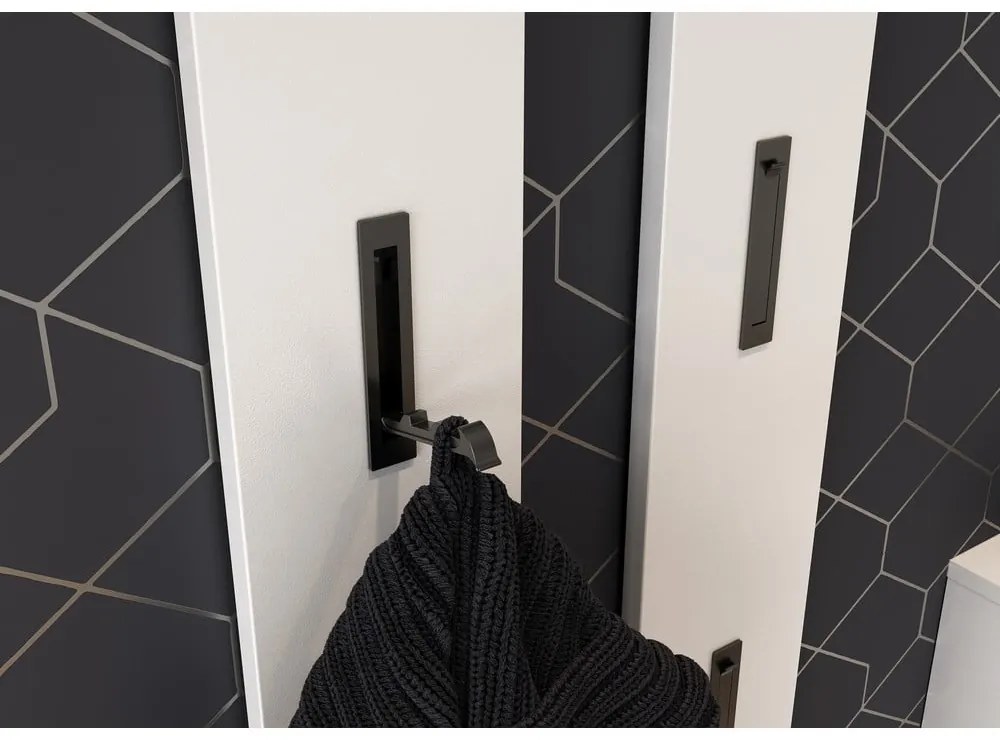 Biely nástenný vešiak Utah - Germania