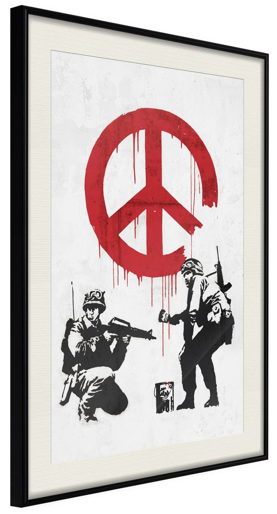Artgeist Plagát - War and Peace [Poster] Veľkosť: 20x30, Verzia: Zlatý rám s passe-partout