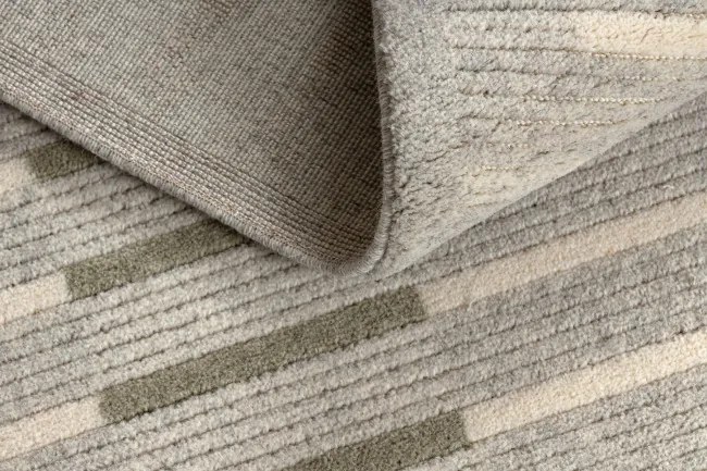 Koberec OSTA FLUX 461.124.SA400 sivý / zelený