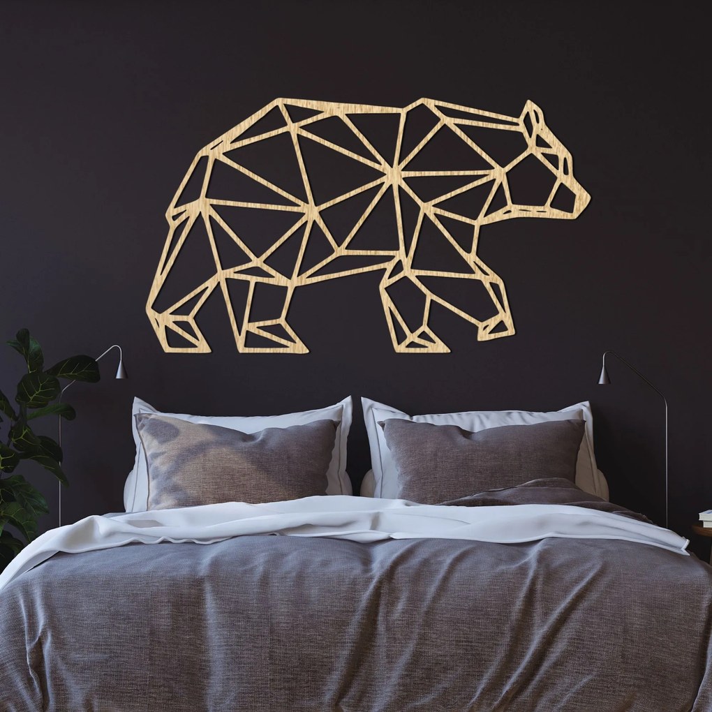 SENTOP | Moderná geometrická dekorácia na stenu medveď I SENTOP PR0240