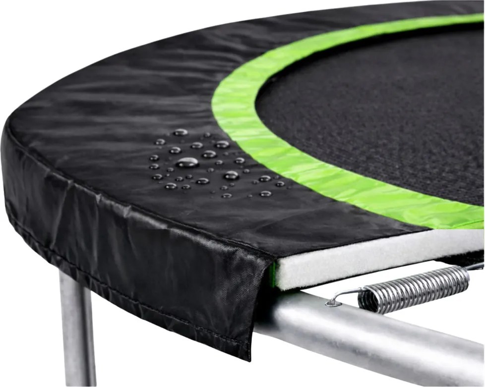 Ochrana pružín pre trampolínu LEAN SPRING PAD, čierna, 180–183 cm, 6 ft