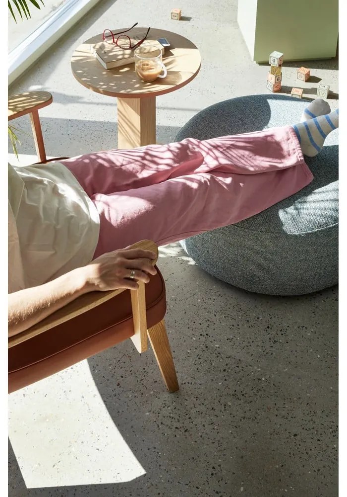 Sivý taburet Marshmellow – Hübsch