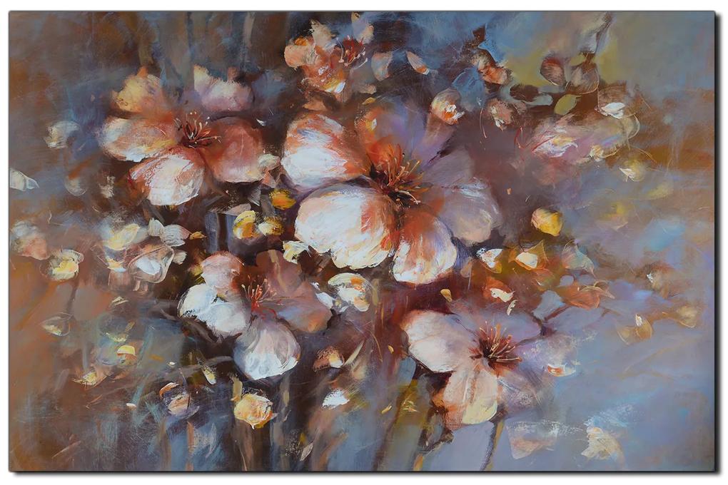 Obraz na plátne - Kvet mandlí, reprodukcia ručnej maľby 1273A (100x70 cm)