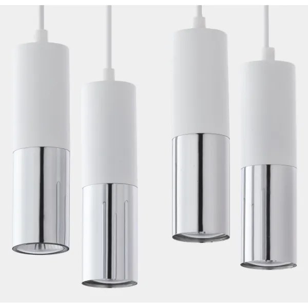 Luster na lanku ELIT 4xGU10/10W/230V biela