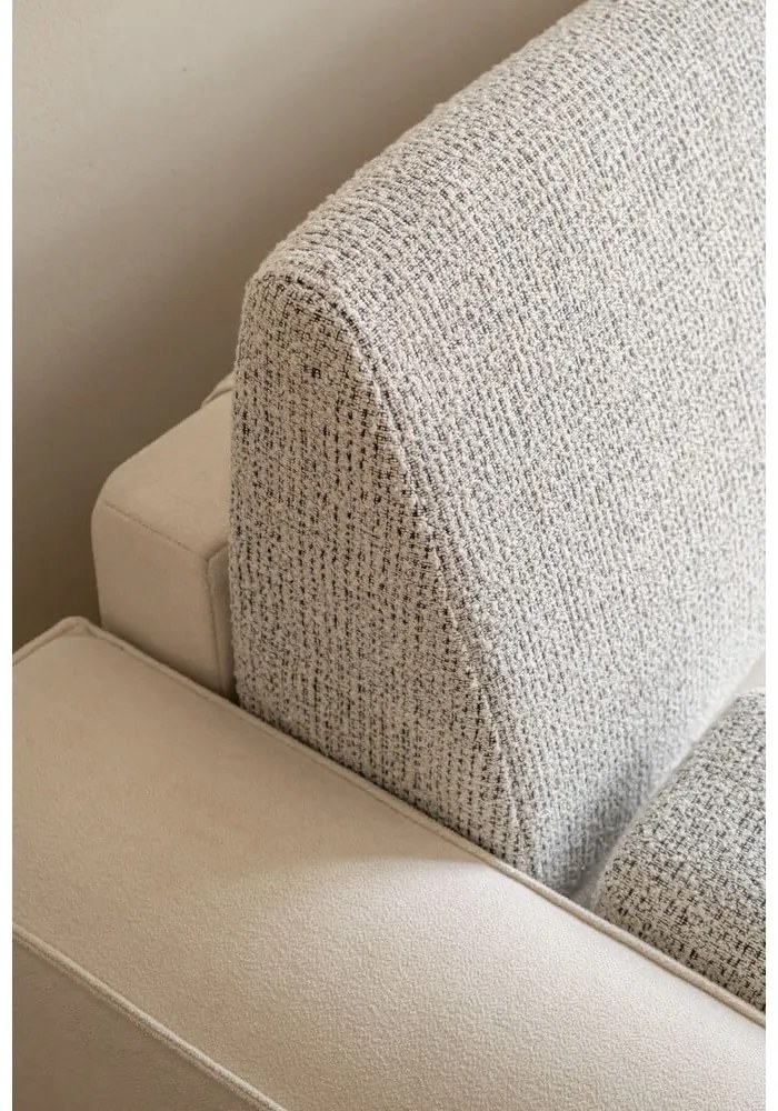 Béžová rozkladacia pohovka 237 cm Wilson – Miuform