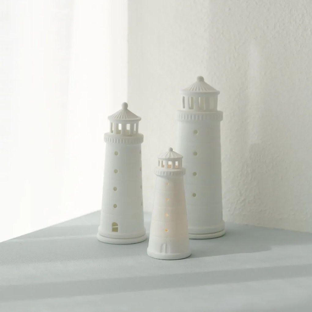 räder Porcelánový LED lampáš 11,5 cm