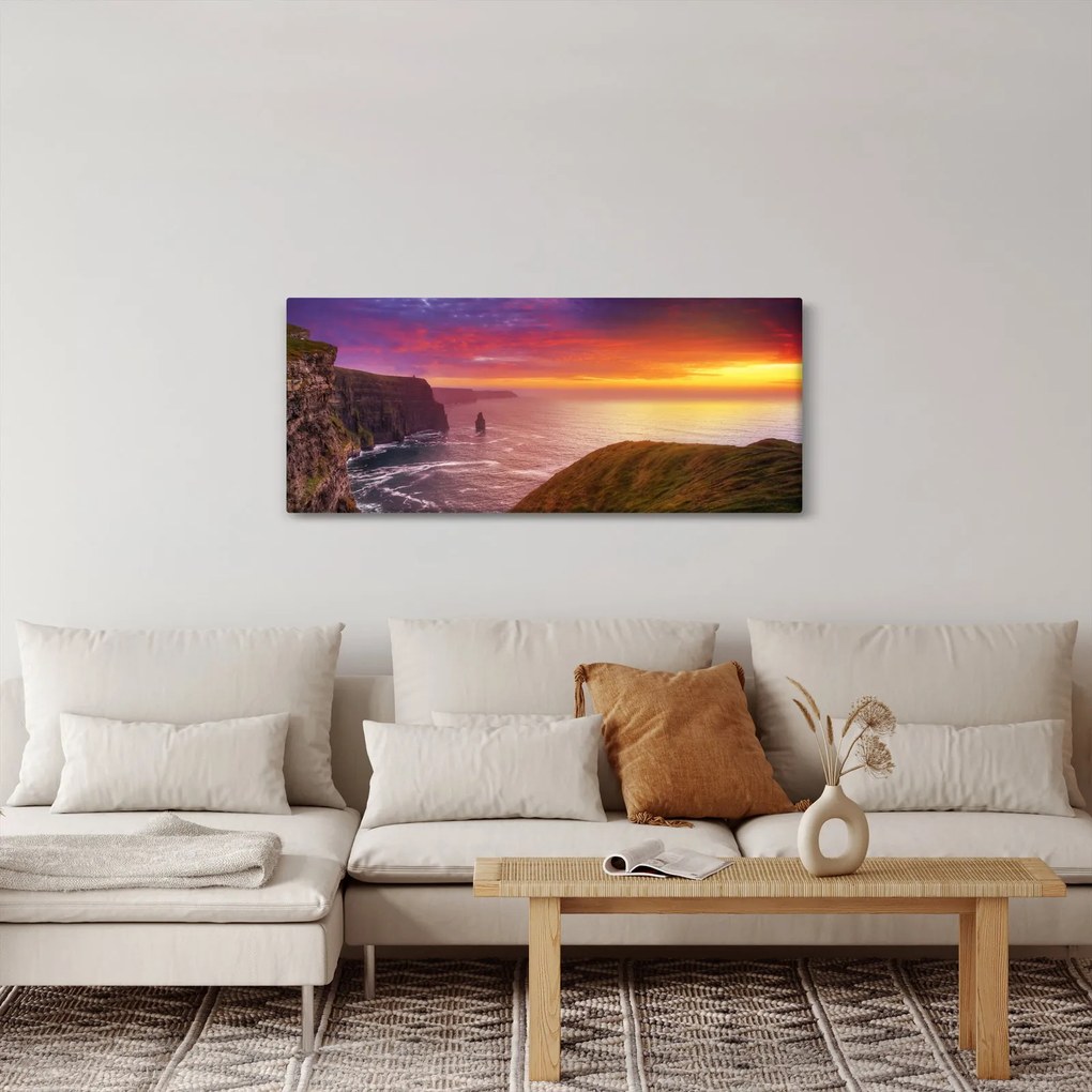 Obraz - Moherské útesy (120x50 cm)