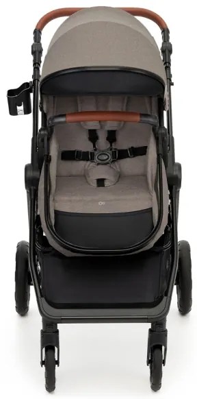 KINDERKRAFT - Kombinovaný kočík 3v1 ESME Sand beige + autosedačka MINK PRO