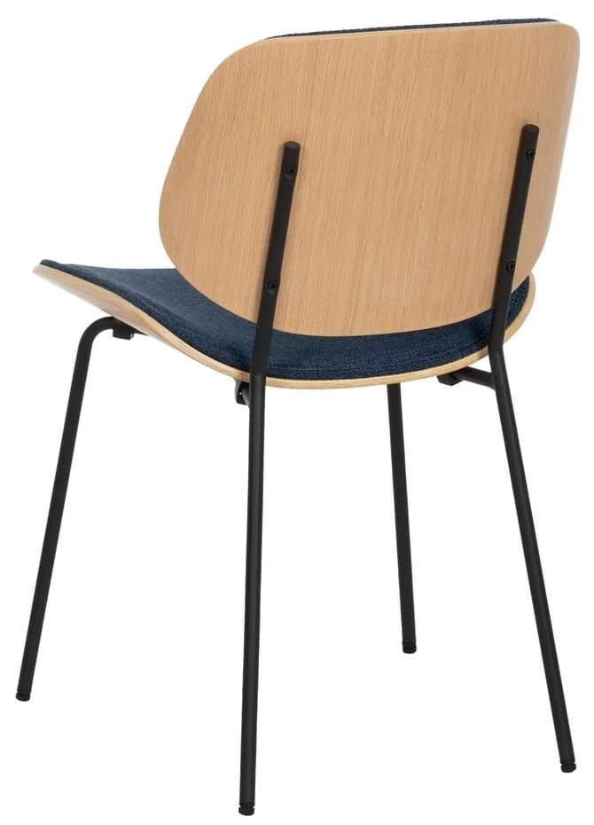 Tmavomodré jedálenské stoličky v súprave 2 ks Elio – Ixia