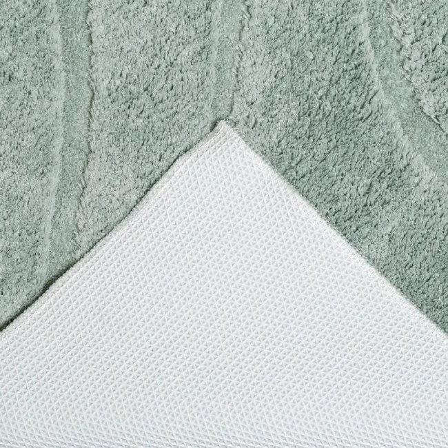 Kúpeľňový koberček WAVES 400 zelený