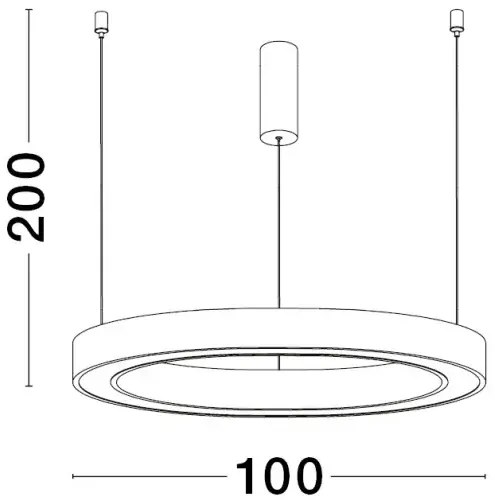 LED luster Sting 100 zlatá