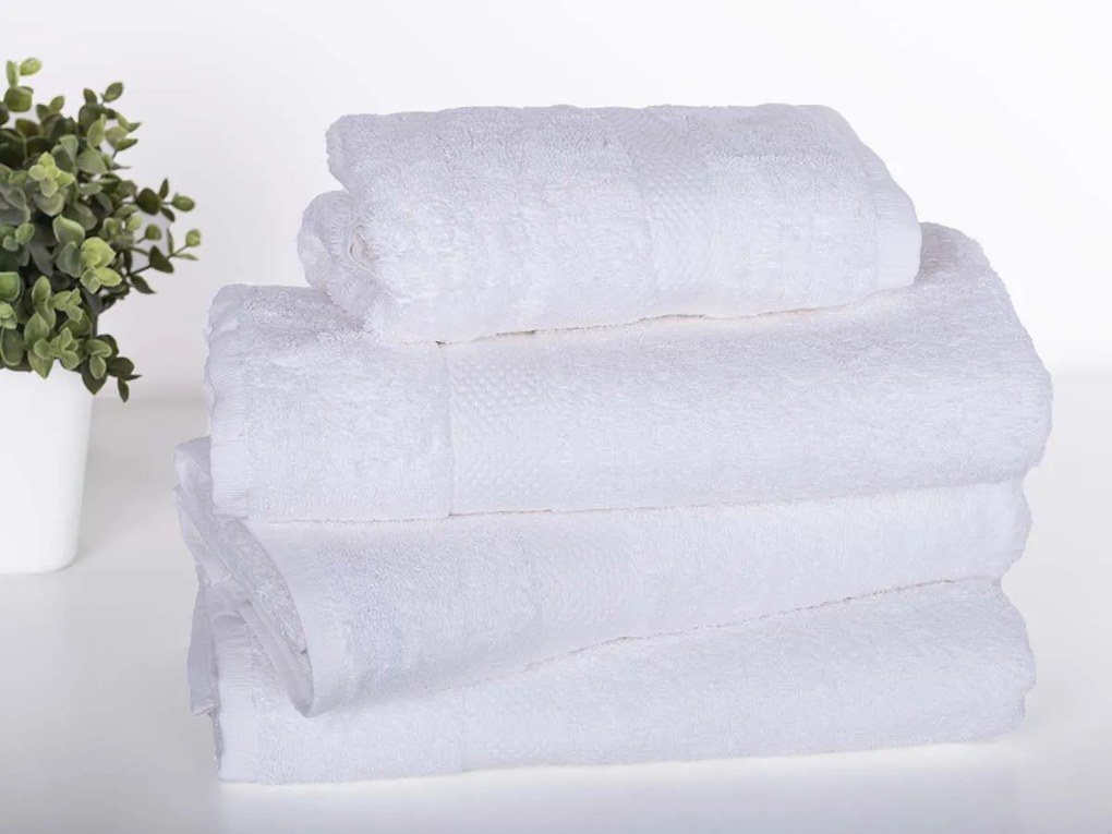 XPOSE® Froté uterák VERONA - biely 50x90 cm