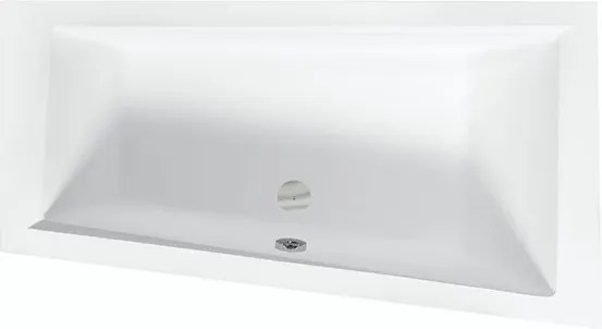 Besco Akrylátová asymetrická vaňa so zníženým lemom Intima Slim 150x85 (160x90) BESCO-Rozmery: 150x85, BESCO-Farba: Biela, BESCO-Orientácia: Ľavá