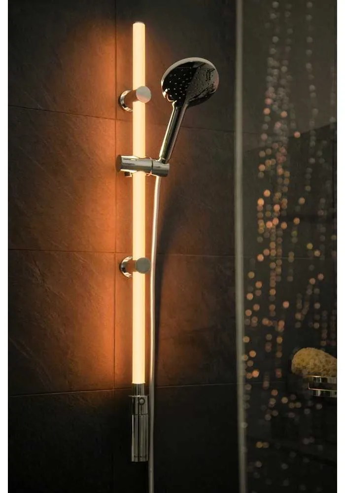 Sprchová súprava v striebornej farbe 94 cm LED – Wenko