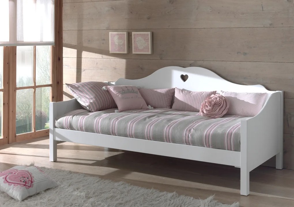Detská posteľ sa chrbtom Amori úložný priestor s funkciou spania