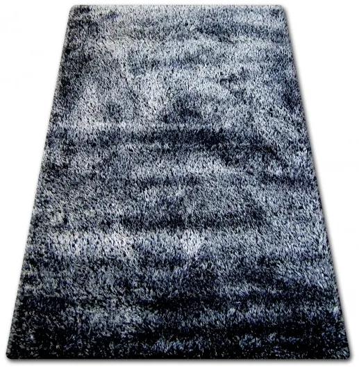 3kraft Kusový koberec SHAGGY NARIN čierno-fialový