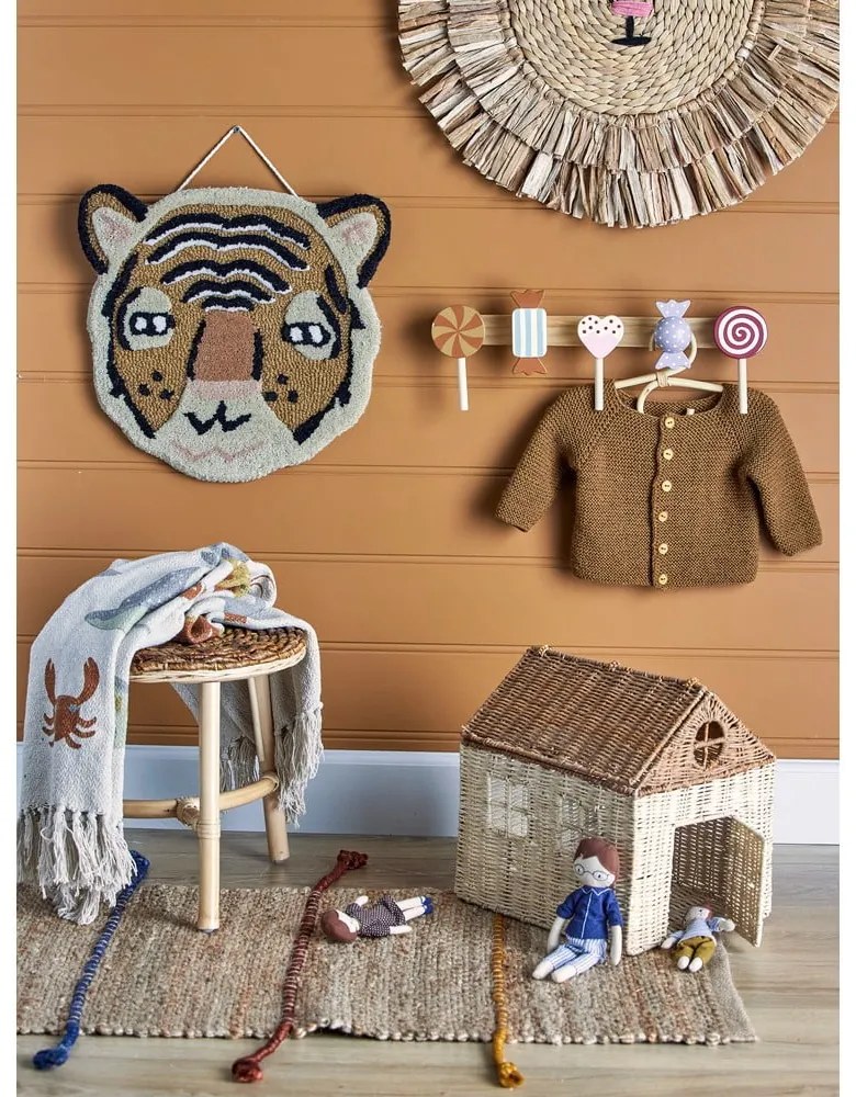 Nástenný detský vešiak z borovicového dreva Rudy - Bloomingville Mini