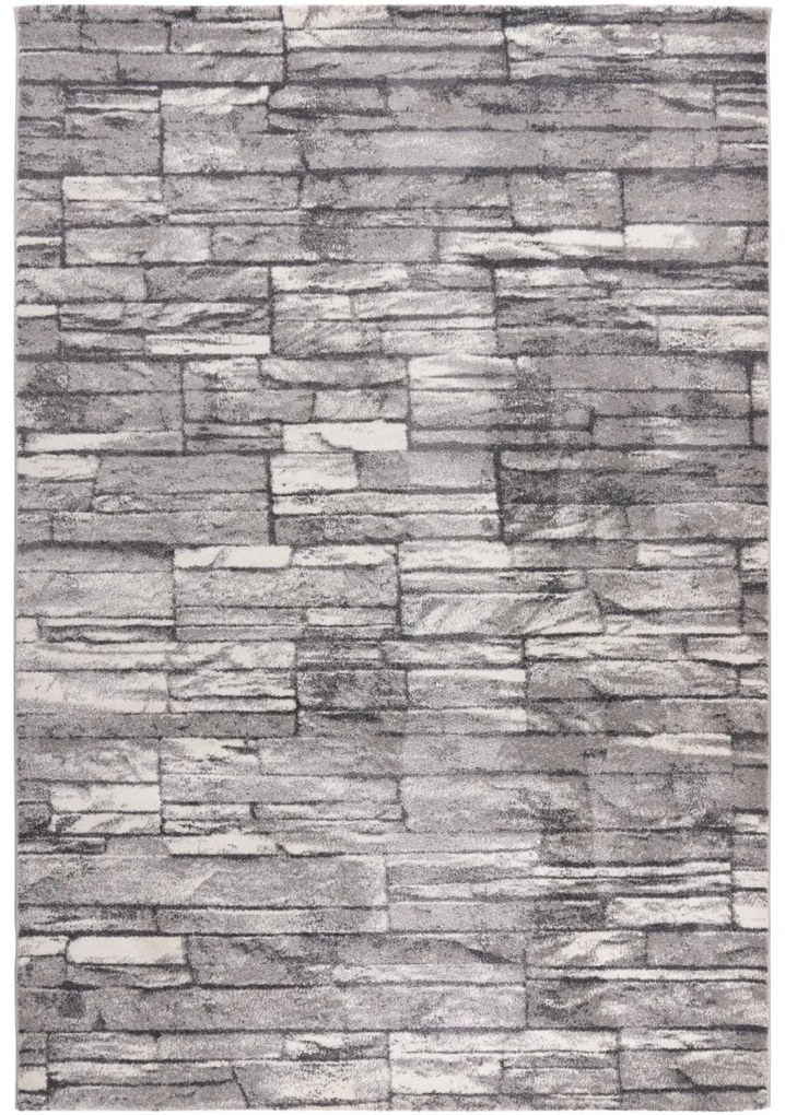 Koberce Breno Kusový koberec TRENDY 404/silver, sivá, viacfarebná,120 x 170 cm