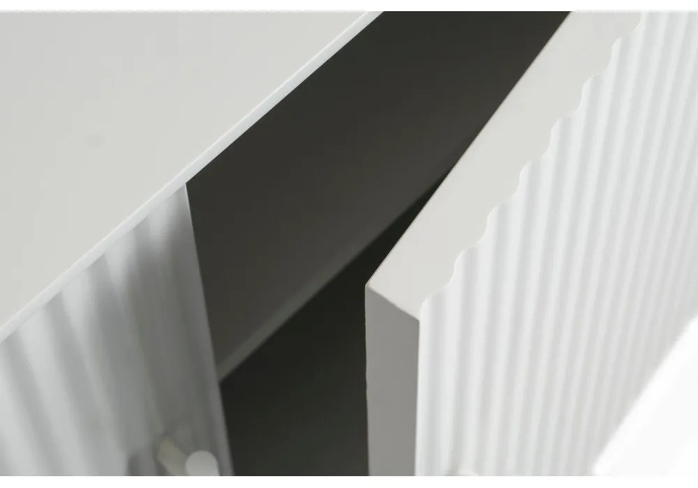 Sivá komoda 160x75x45 cm Palma – Unique Furniture