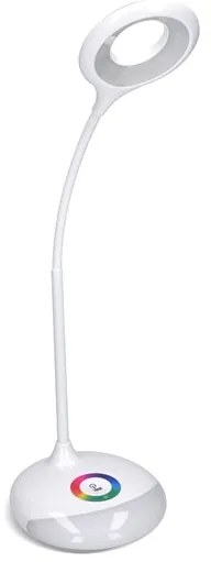Stolná lampička ZOOM - LED 5W - nastaviteľná farba podsvietenia - s integrovanou batériou - biela