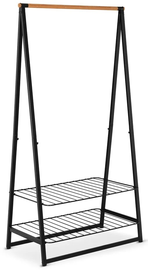 Čierny oceľový stojan na oblečenie Linn – Brabantia