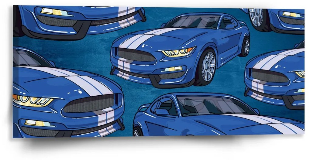 Sablio Obraz Mustang Pattern - 110x50 cm