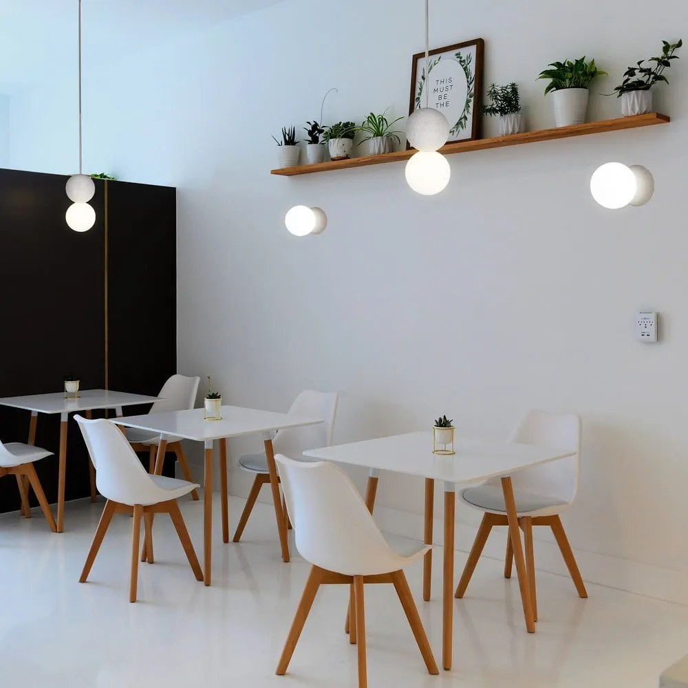 Sivé nástenné svietidlo SULION Creta, výška 10 cm