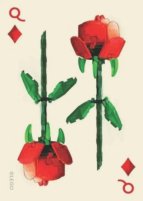 Chronicle Books LEGO® Set botanických hracích kariet