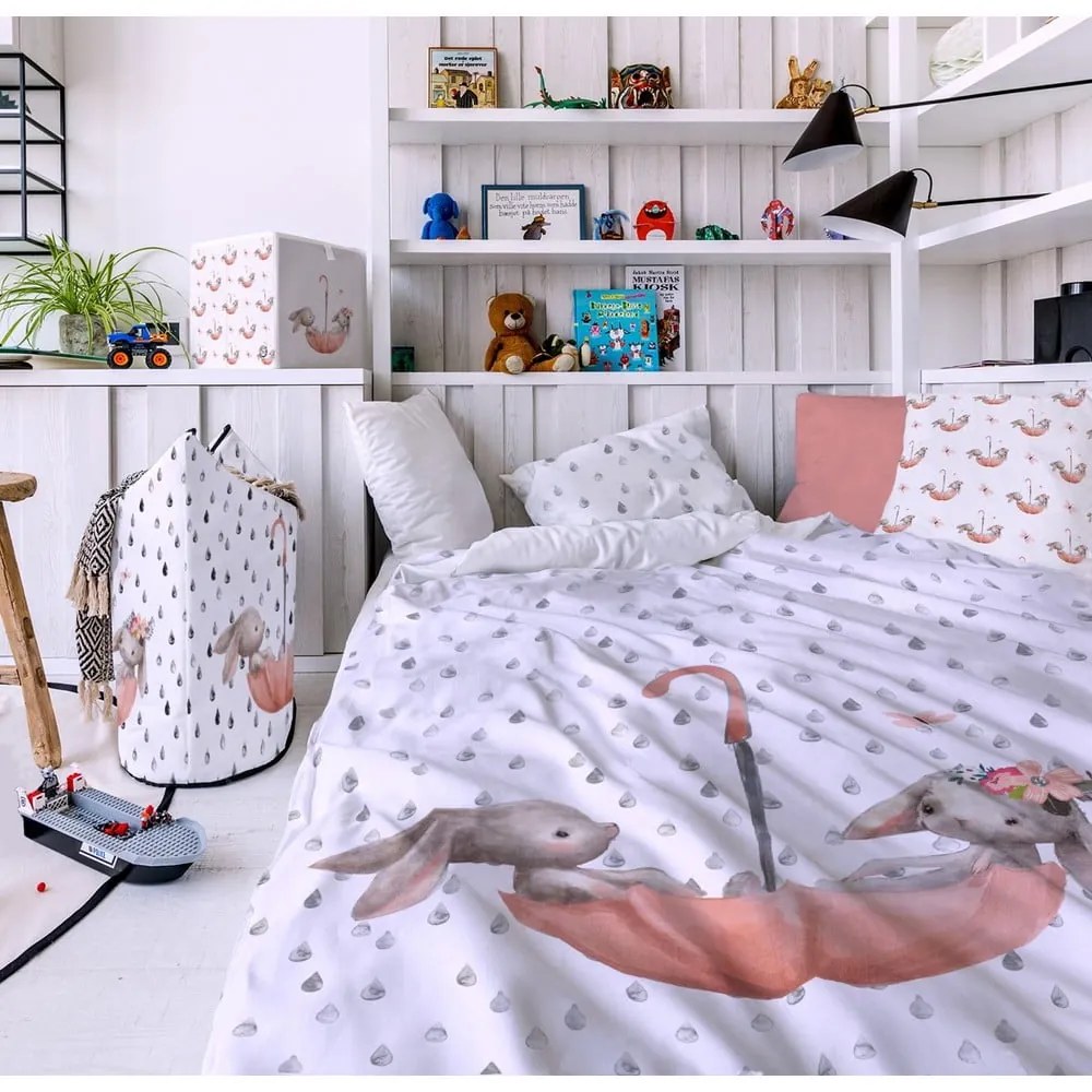 Detské obliečky z bavlneného saténu Butter Kings Bunnie, 140 x 200 cm