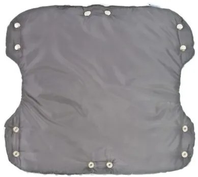 SENSILLO Rukávnik na kočík z Minky Sensillo 40x45 black