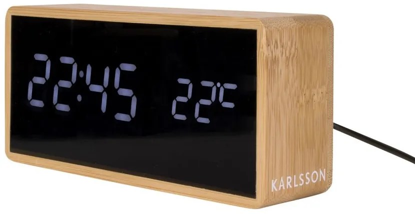 Designový LED budík - hodiny 5724 Karlsson 15cm