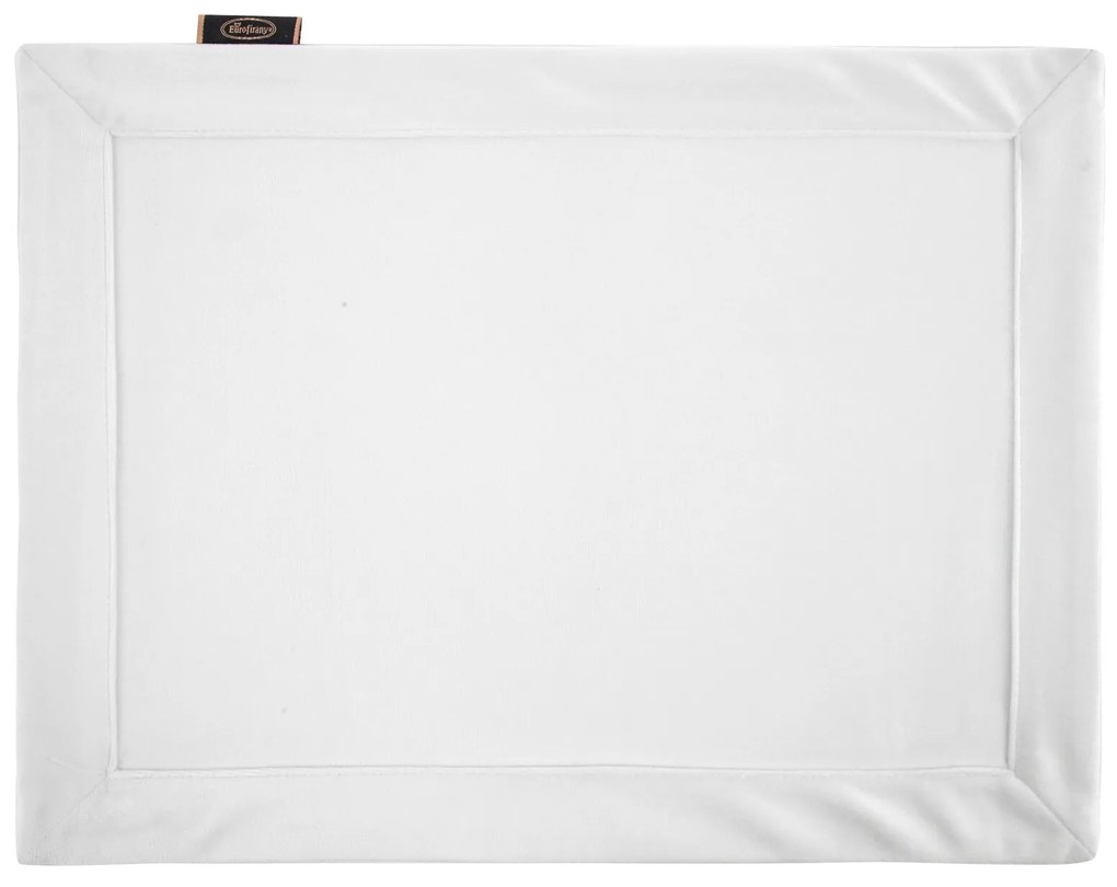 SADA 4 KS PRESTIERANIE NA STÔL VELVET 30X40 CM BIELA