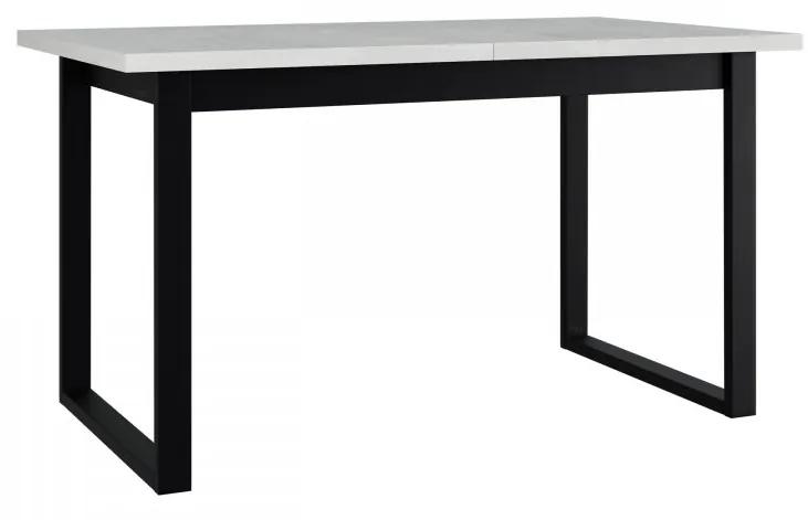 Rozkladací jedálenský stôl Elarno 80 x 140/180 III, Morenie: biela - L