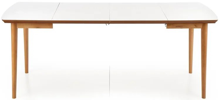 Rozkladací jedálenský stôl NARPES v dekore dub lefkas 90(190)x80x75 cm