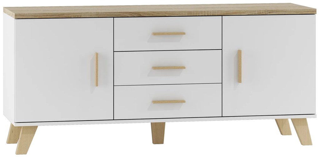 Cama Komoda Lotus 2D3S - biela