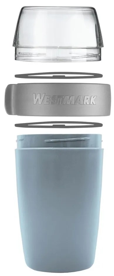 Westmark Dvojdielna dóza na desiatu, 700 ml, modrá