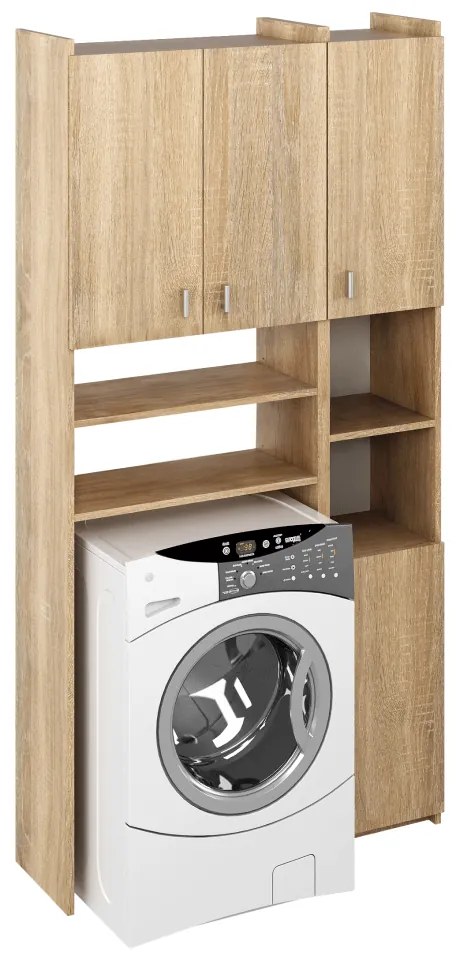 Skrinka nad práčku MIRALI, dub sonoma