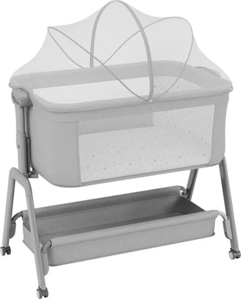 Detská prenosná postieľka 3v1 Dream 50 svetlosivá