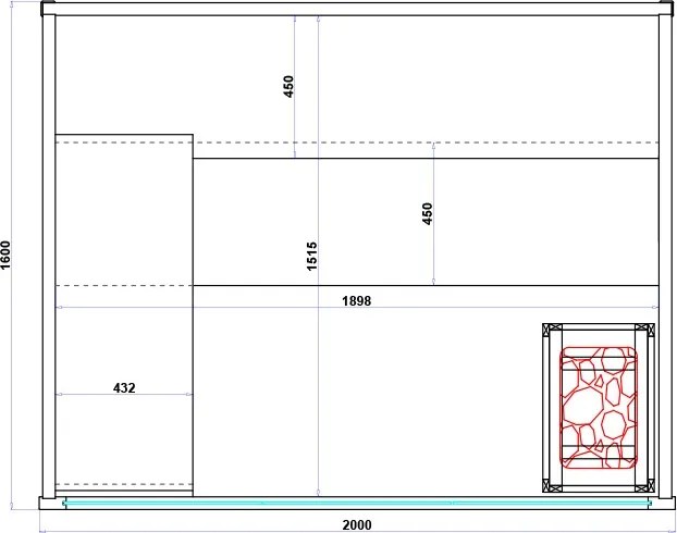 BPS-koupelny Kombinovaná sauna 2v1 HYD-7526 - Infrasauna + fínska sauna 200x160, 5-6 osôb