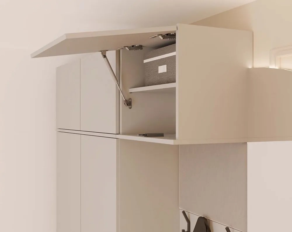 Předsíňová stěna Haga II 200 cm kašmír