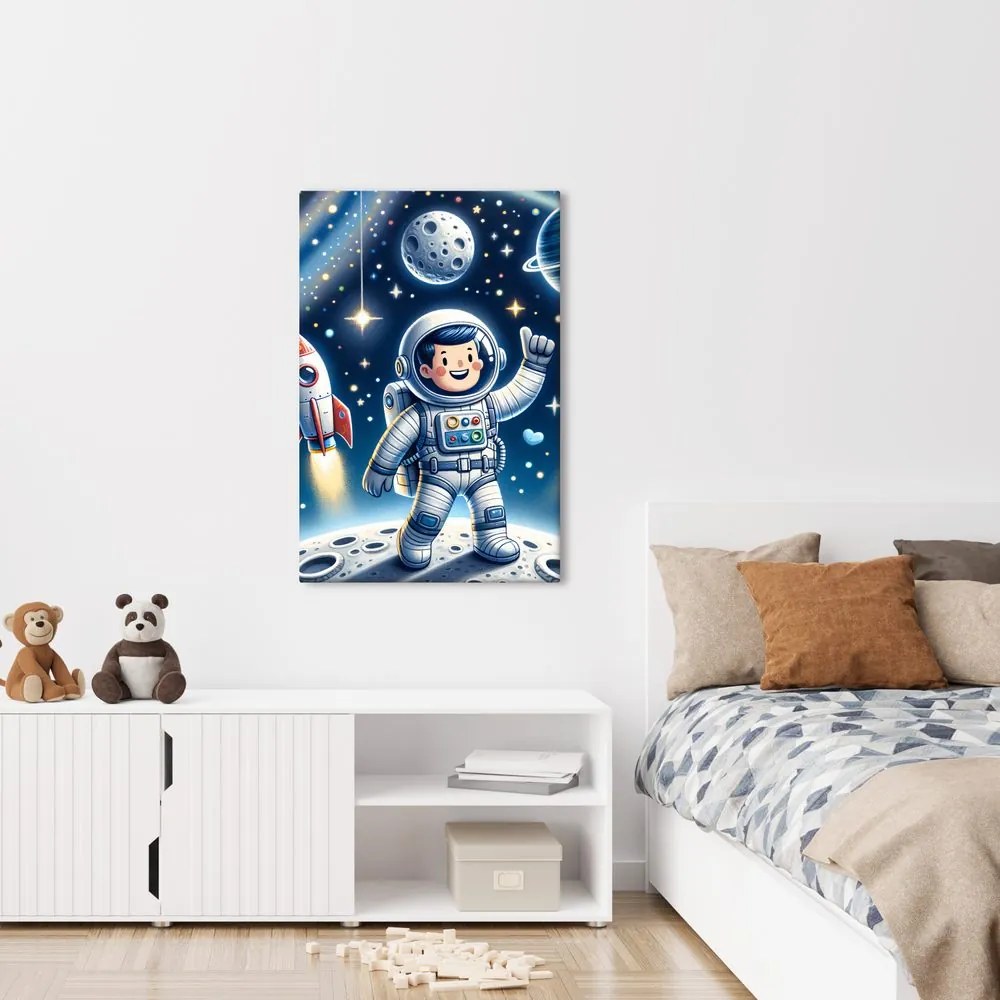 Obraz vesmírne sny malého objaviteľa