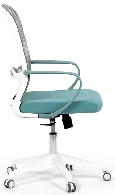 Autronic BONTEC Kancelárska stolička, hojdací mechanizmus, modrá látka, KA-S425 BLUE Farba: Modrá