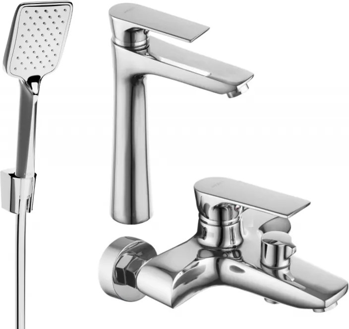 Mexen Axel R62 kúpeľňová sada, chróm - 73813R62-00