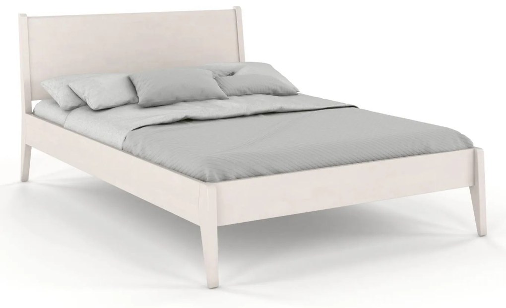 drevko Masívna posteľ Radom buk - biela Rozmer postele: 140 x 200 cm