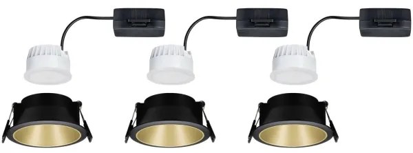Paulmann 93404 - SADA 3xLED/6,5W IP44 Stmievateľné kúpeľňové svietidlo COLE 230V