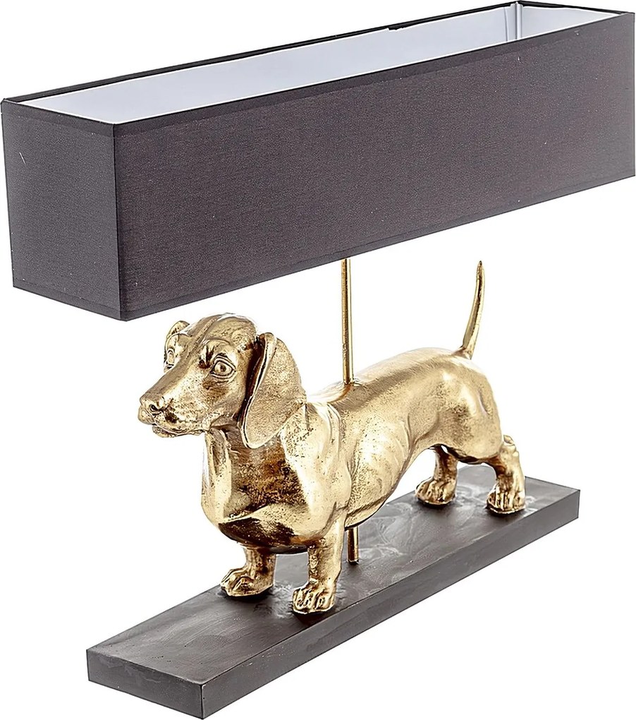 Stolná lampa Gold Dog 48cm