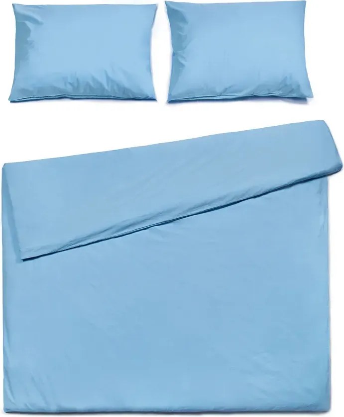 Bavlnené obliečky CALMORA svetlomodré Rozmer obliečky: 2 ks 70 x 90 cm | 160 x 220 cm