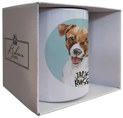 Bohemia Gifts Keramický hrnček - Jack Russel, 350 ml