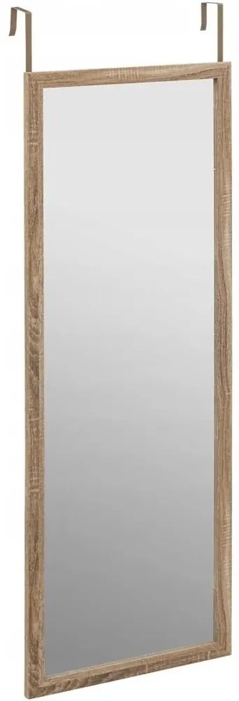 5five - Závesné zrkadlo na dvere MATCHING 94x34 cm hnedé