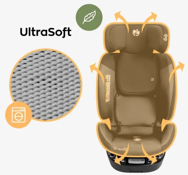 Autosedačka Loom 35 čierna / sivá